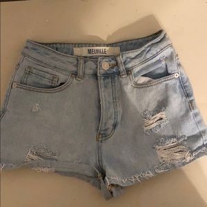 Brandy melville denim shorts